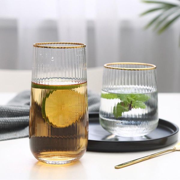 500/530ml coffee mug glass cup japanese gold vertical grain heat resistant household simple juice wine glasses
500/530ml coffee mug glass cup japanese gold vertical grain heat resistant household simple juice wine glasses