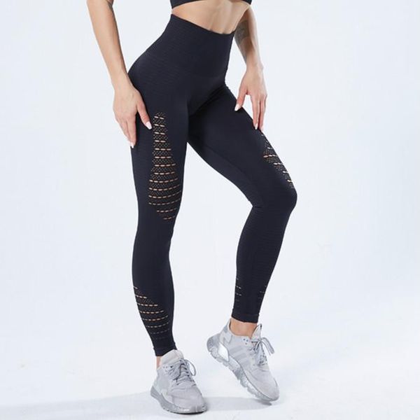 women's leggings sport women gym high waist push up fitness hollow workout running exercise stretchy leggins mujer, Black
women's leggings sport women gym high waist push up fitness hollow workout running exercise stretchy leggins mujer, Black