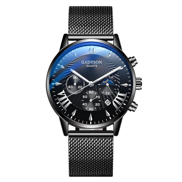 wristwatches 2021brand men watches luxury famous stainless steel mesh calendar watch business luminous quartz relogio masculino, Slivery;brown
wristwatches 2021brand men watches luxury famous stainless steel mesh calendar watch business luminous quartz relogio masculino, Slivery;brown