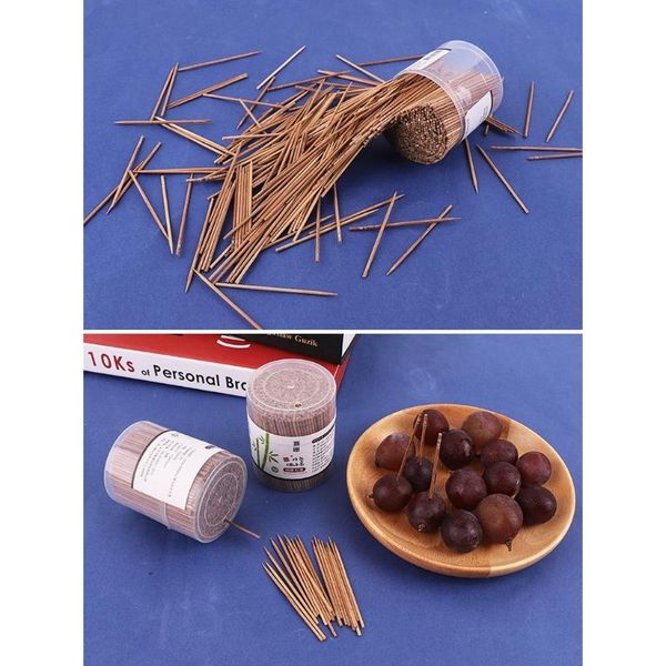disposable flatware 800pcs carbonized wooden toothpicks single-head pointed cocktail picks with dispenser teeth cleaning skewers
disposable flatware 800pcs carbonized wooden toothpicks single-head pointed cocktail picks with dispenser teeth cleaning skewers