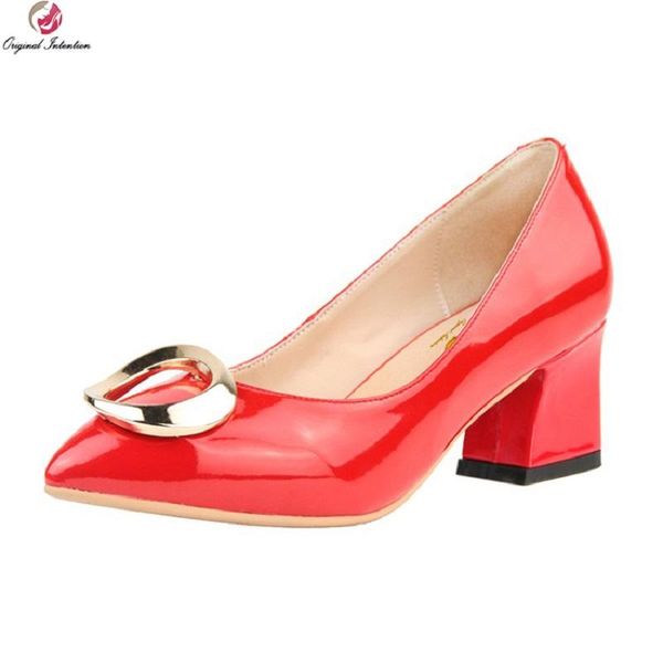 original intention nice elegant women pumps 2021 pointed toe square heels charm red shoes woman plus us size 4-15 dress, Black
original intention nice elegant women pumps 2021 pointed toe square heels charm red shoes woman plus us size 4-15 dress, Black