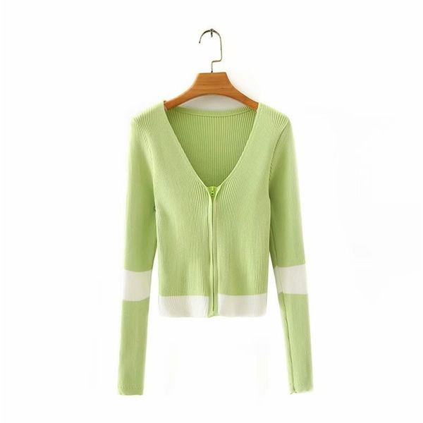 hsa zipper women cardigans sweater v-neck slim s long-sleeved patchwork casual lady 210430, White
hsa zipper women cardigans sweater v-neck slim s long-sleeved patchwork casual lady 210430, White