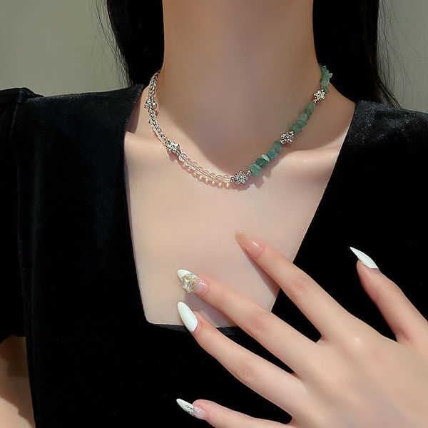 chokers exquisite irregular crystal flower choker necklace trendy fashion summer neck chain clavicle necklaces for women jewelry, Golden;silver
chokers exquisite irregular crystal flower choker necklace trendy fashion summer neck chain clavicle necklaces for women jewelry, Golden;silver