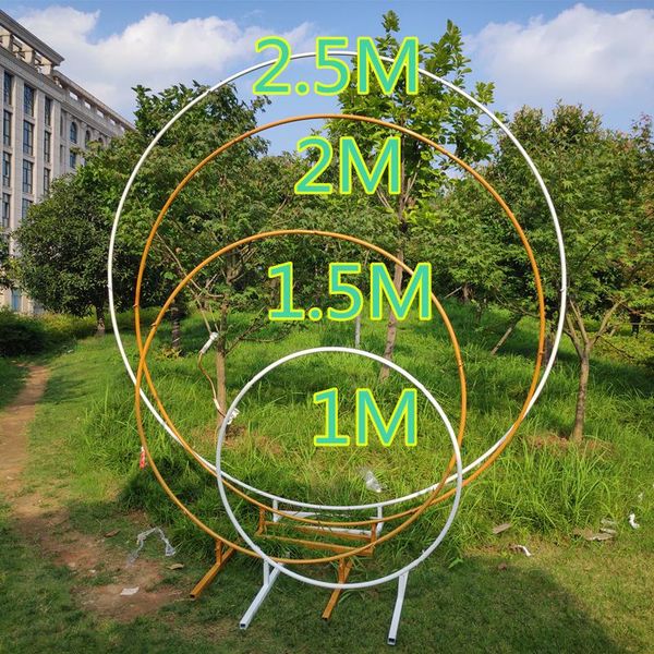 party decoration wedding arch background wrought iron shelf decorative props round flower with frame circle
party decoration wedding arch background wrought iron shelf decorative props round flower with frame circle
