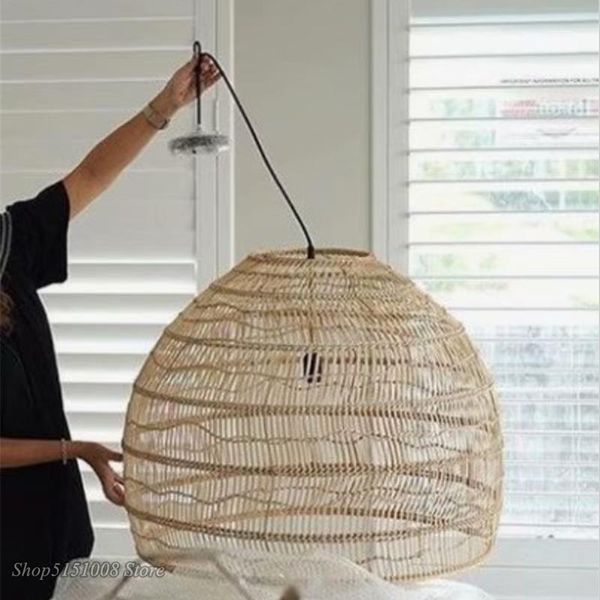 pendant lamps chinese wicker rattan wave light modern rustic art hanging lamp living room dining balcony home decor fixture
pendant lamps chinese wicker rattan wave light modern rustic art hanging lamp living room dining balcony home decor fixture
