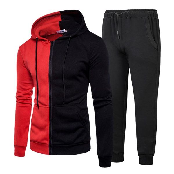 men's tracksuits pure color 01 spring and autumn 2021 cardigan sweater suit youth hooded casual personality sportswear two-piece men, Gray
men's tracksuits pure color 01 spring and autumn 2021 cardigan sweater suit youth hooded casual personality sportswear two-piece men, Gray