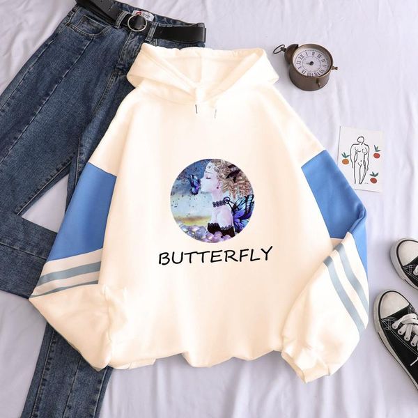 fashion butterfly hoodie women patchwork streetwear sweatshirt hip hop oversize pullover printed cotton spring leisure clothes women's, Black
fashion butterfly hoodie women patchwork streetwear sweatshirt hip hop oversize pullover printed cotton spring leisure clothes women's, Black