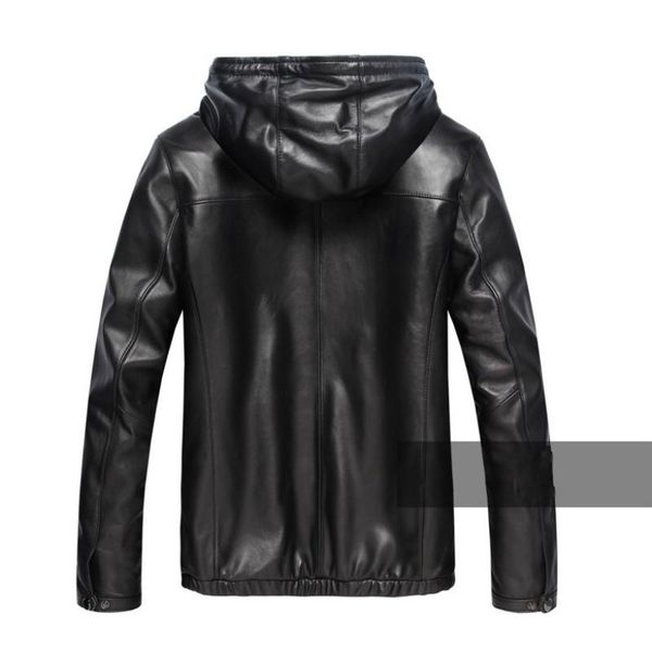 plus size mens hoody sheepskin coat winter thick padded genuine leather jacket motorcycle biker man windbreaker outerwear men's & faux, Black
plus size mens hoody sheepskin coat winter thick padded genuine leather jacket motorcycle biker man windbreaker outerwear men's & faux, Black