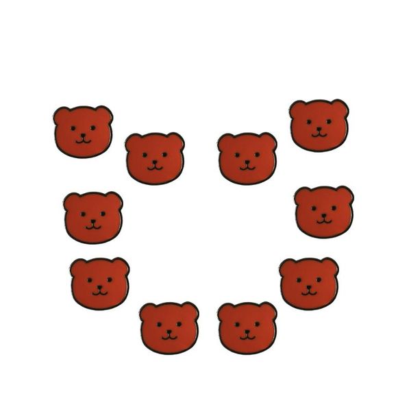pins, brooches 10pcs/set wish pin vintage animal for women kids cute brow bear enamel pins backpacks hat shirt jewelry gifts, Gray
pins, brooches 10pcs/set wish pin vintage animal for women kids cute brow bear enamel pins backpacks hat shirt jewelry gifts, Gray