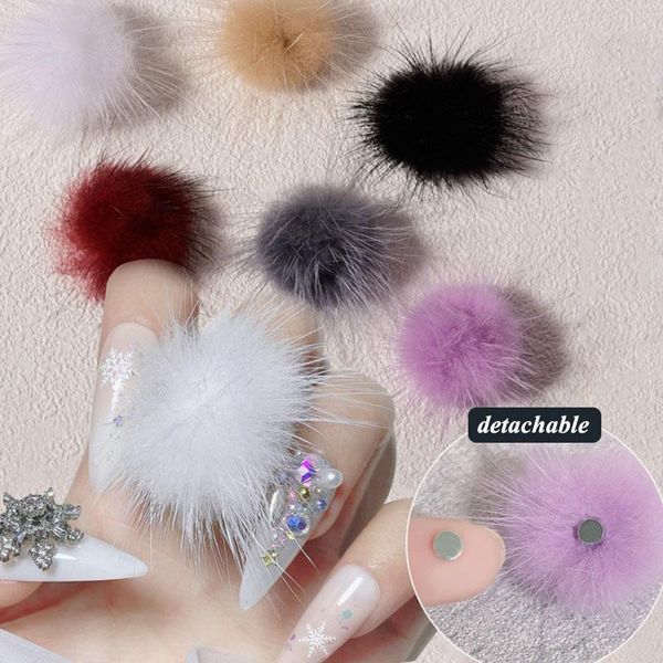 nail art decorations 5pcs/set colorful pompoms plush ball 3d removable magnet fluffy jewelry diy manicure accessories, Silver;gold
nail art decorations 5pcs/set colorful pompoms plush ball 3d removable magnet fluffy jewelry diy manicure accessories, Silver;gold