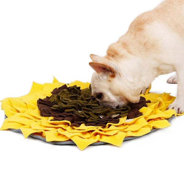 48x48cm pet care dog bowl snuffle training mat sunflower puzzle anti-feeding cashmere cotton kennels & pens
48x48cm pet care dog bowl snuffle training mat sunflower puzzle anti-feeding cashmere cotton kennels & pens