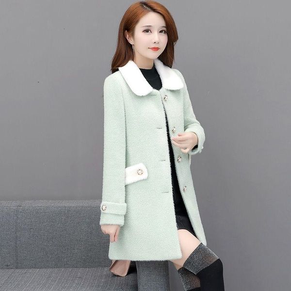 women's & faux leather winter coat for coats mid-long imitation mink woolen vercoat large sizethicken women clothing utwear, Black
women's & faux leather winter coat for coats mid-long imitation mink woolen vercoat large sizethicken women clothing utwear, Black