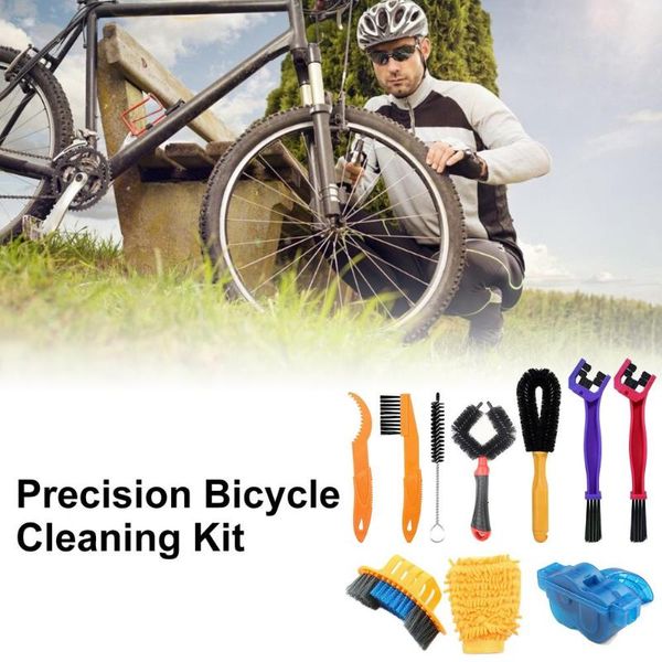 tools 10pcs bike chain cleaner clean machine brushes cycling cleaning kit bicycle brush set for mountain road bmx mtb maintenance tool
tools 10pcs bike chain cleaner clean machine brushes cycling cleaning kit bicycle brush set for mountain road bmx mtb maintenance tool