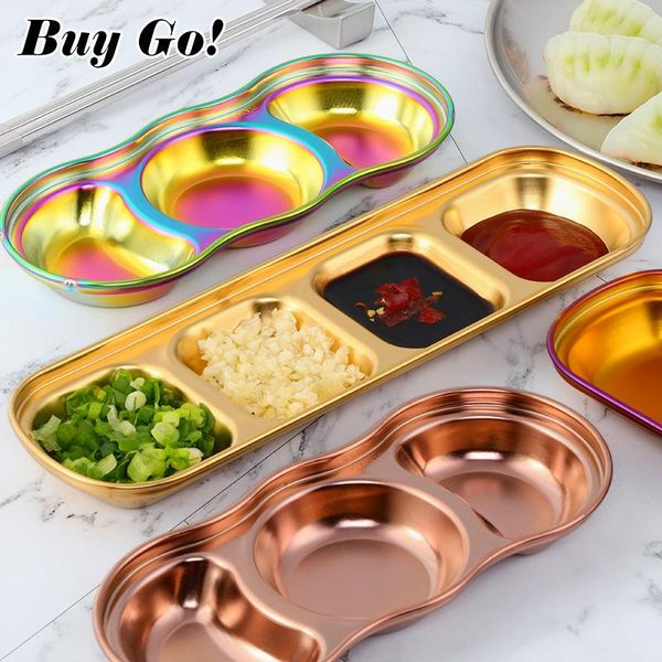 dishes & plates stainless steel korean salad sauce dipping bowls seasoning tray separate vinegar snack kitchen tableware
dishes & plates stainless steel korean salad sauce dipping bowls seasoning tray separate vinegar snack kitchen tableware
