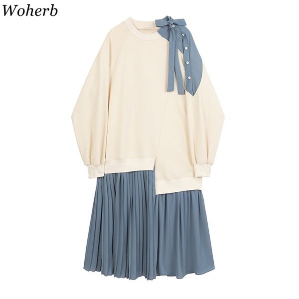 fake two pieces hoodies sweatshirt dress women elegant pleated patchwork midi long dresses korean fashion 210519, Black;gray
fake two pieces hoodies sweatshirt dress women elegant pleated patchwork midi long dresses korean fashion 210519, Black;gray
