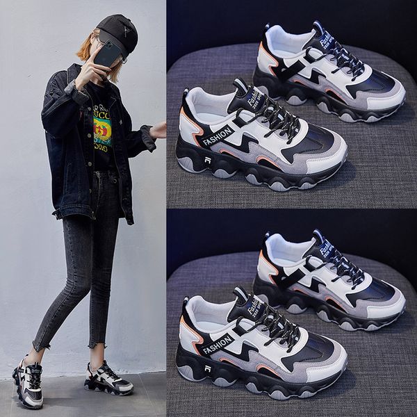 2021 spring and autumn new daddy shoes women's mesh breathable shallow lace up fashion leisure sports outdoor single shoe soft sole
2021 spring and autumn new daddy shoes women's mesh breathable shallow lace up fashion leisure sports outdoor single shoe soft sole