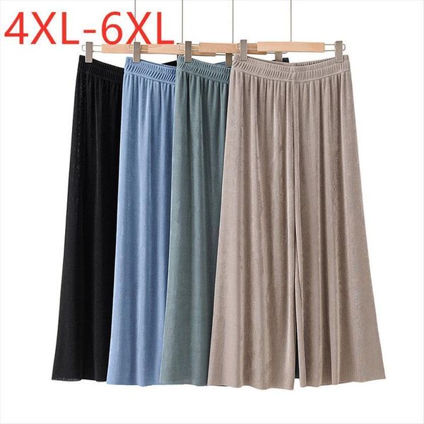 summer korea style plus size womens capris long large loose casual wide leg elastic trousers khaki blue 4xl 5xl 6xl, Black;white
summer korea style plus size womens capris long large loose casual wide leg elastic trousers khaki blue 4xl 5xl 6xl, Black;white