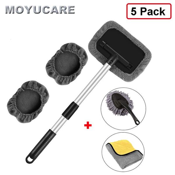 5pcs car window cleaner brush microfiber windshield cleaning tool with extendable handle for auto exterior interior glass wiper sponge
5pcs car window cleaner brush microfiber windshield cleaning tool with extendable handle for auto exterior interior glass wiper sponge
