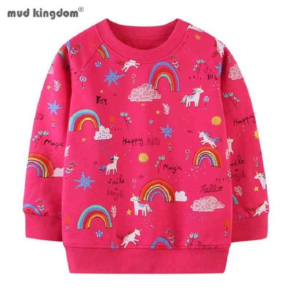 mudkingdom little girl cute sweatshirt pullover cartoon unicorn prints long sleeve for children cotton crewneck kids clothes 210615, Black
mudkingdom little girl cute sweatshirt pullover cartoon unicorn prints long sleeve for children cotton crewneck kids clothes 210615, Black