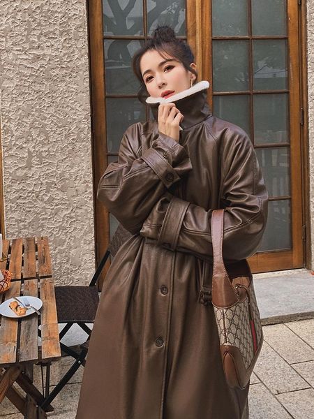 women's leather & faux 2021 fur lamb coat women winter plus velvet pie to overcome the cotton loose belt temperament fashion trend, Black
women's leather & faux 2021 fur lamb coat women winter plus velvet pie to overcome the cotton loose belt temperament fashion trend, Black