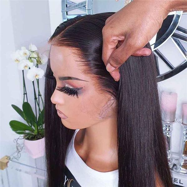 5*5 pu silk base wig long straight with baby hair lace front human wigs bleached knots natural hairline1, Black;brown
5*5 pu silk base wig long straight with baby hair lace front human wigs bleached knots natural hairline1, Black;brown