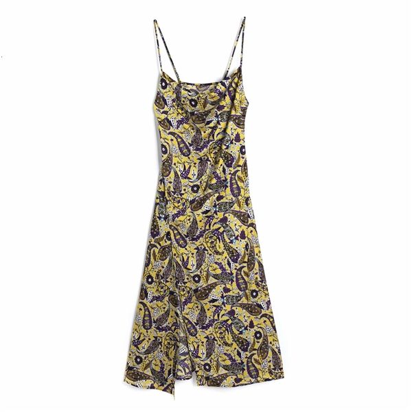 women's t-shirt streetwear women yellow boho print dress 2021 fashion ladies slim strap bohemain female chic long side slit es vdv, White
women's t-shirt streetwear women yellow boho print dress 2021 fashion ladies slim strap bohemain female chic long side slit es vdv, White