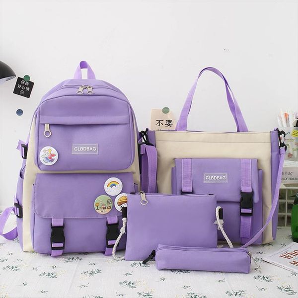 4pcs set canvas school bags for teenager girls women lapbackpacks travel student book cute rucksack
4pcs set canvas school bags for teenager girls women lapbackpacks travel student book cute rucksack