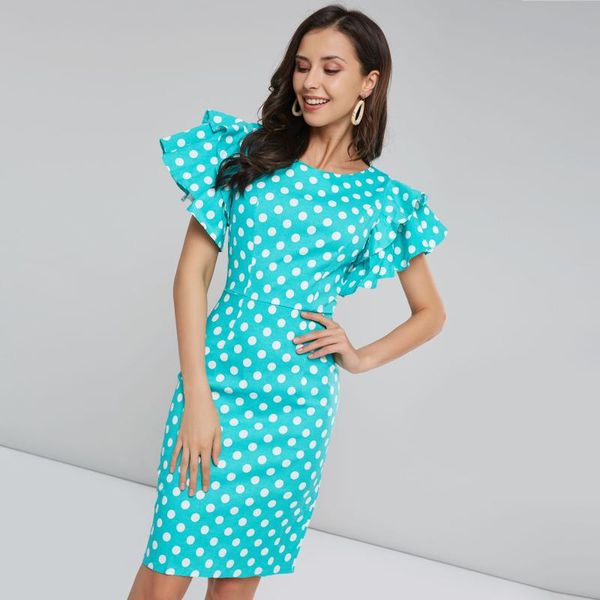 casual dresses vintage polka dot dress women bodycon 2xl retro pin up female ruffle sleeve blue slim party vestido summer, Black;gray
casual dresses vintage polka dot dress women bodycon 2xl retro pin up female ruffle sleeve blue slim party vestido summer, Black;gray
