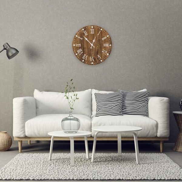 wall clocks home 13.5'' wood round clock battery operated silent noiseless farmhouse spliced for vintage theme bathroom.office
wall clocks home 13.5'' wood round clock battery operated silent noiseless farmhouse spliced for vintage theme bathroom.office