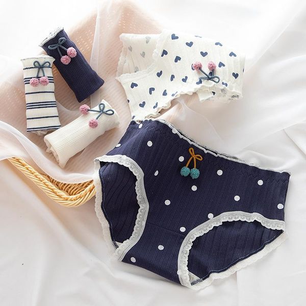 women's panties japanese candy color bowknot cute print mid-waist student briefs cotton crotch fashion, Black;pink
women's panties japanese candy color bowknot cute print mid-waist student briefs cotton crotch fashion, Black;pink