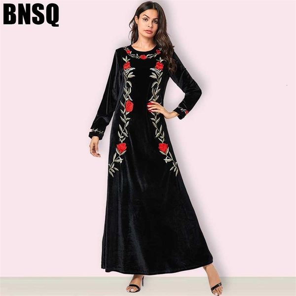 9123 fashionable and dignified large arab women's dress plant embroidered long sleeve round neck casual golden velvet, Black;gray
9123 fashionable and dignified large arab women's dress plant embroidered long sleeve round neck casual golden velvet, Black;gray