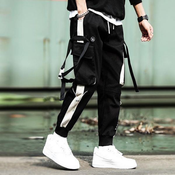 ribbons harem joggers men cargo pants streetwear hip hop casual pockets track male harajuku fashion trousers men's, Black
ribbons harem joggers men cargo pants streetwear hip hop casual pockets track male harajuku fashion trousers men's, Black