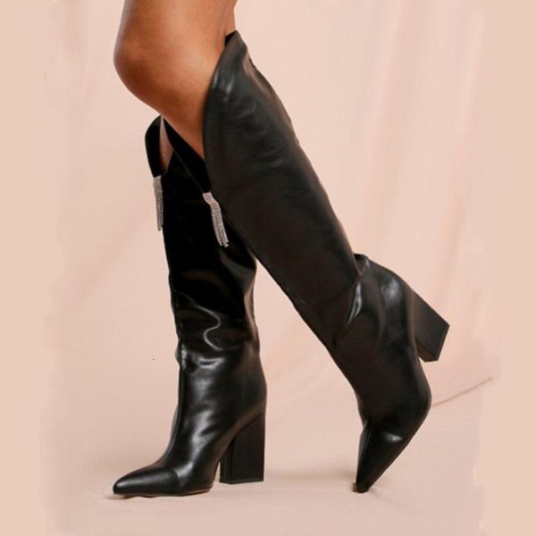 boots arden furtado fashion winter chunky heels pure color white slip-on knee high classics big size uvnn, Black
boots arden furtado fashion winter chunky heels pure color white slip-on knee high classics big size uvnn, Black