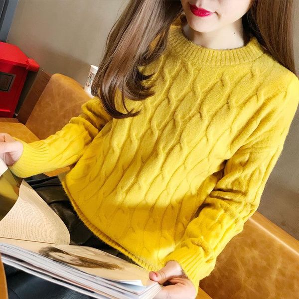 women's sweaters loose knitted sweater for women 2021 autumn solid pullovers jumpers long sleeve o neck korean style ladies invierno, White;black
women's sweaters loose knitted sweater for women 2021 autumn solid pullovers jumpers long sleeve o neck korean style ladies invierno, White;black