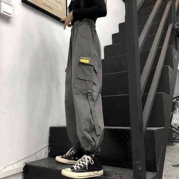 houzhou techwear women cargo pants hippie streetwear black jogging wide leg trousers for female korean fashion hip hop 211124, Black;white
houzhou techwear women cargo pants hippie streetwear black jogging wide leg trousers for female korean fashion hip hop 211124, Black;white