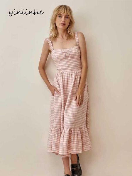 casual dresses yinlinhe pink plaid sundress women high waist backless summer dress elastic bow tied long beach vocation outfits 2183, Black;gray
casual dresses yinlinhe pink plaid sundress women high waist backless summer dress elastic bow tied long beach vocation outfits 2183, Black;gray