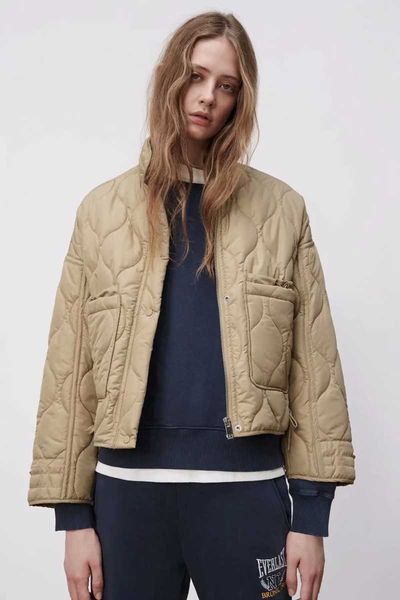 pring ladies za stand collar loose drawstring design lightweight cotton jacket short cotton jacket 210923, Black;brown
pring ladies za stand collar loose drawstring design lightweight cotton jacket short cotton jacket 210923, Black;brown
