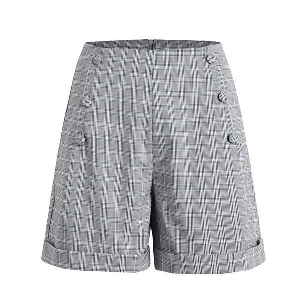 women's shorts plaid print double-breasted roll up hem women high waist retro clothing 2021 office ol summer vintage straight, White;black
women's shorts plaid print double-breasted roll up hem women high waist retro clothing 2021 office ol summer vintage straight, White;black