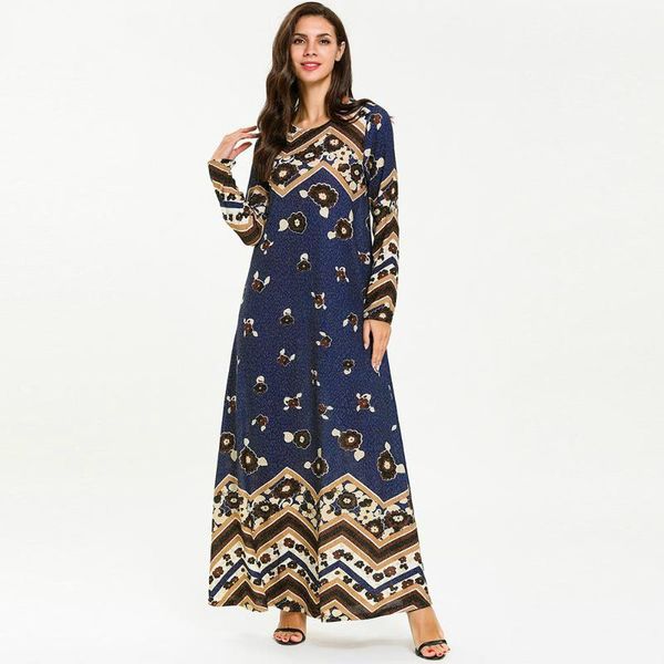 casual dresses spring fall elastic large size women's printed long sleeve dress slim wave muslim elegant maxi robe female ta7706, Black;gray
casual dresses spring fall elastic large size women's printed long sleeve dress slim wave muslim elegant maxi robe female ta7706, Black;gray