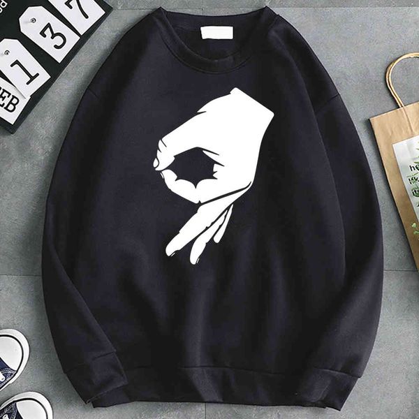 men's hand printed hoodie, kpop style casual round neck sweater, fashionable hip-hop clothing, novelty in autumn, Black
men's hand printed hoodie, kpop style casual round neck sweater, fashionable hip-hop clothing, novelty in autumn, Black