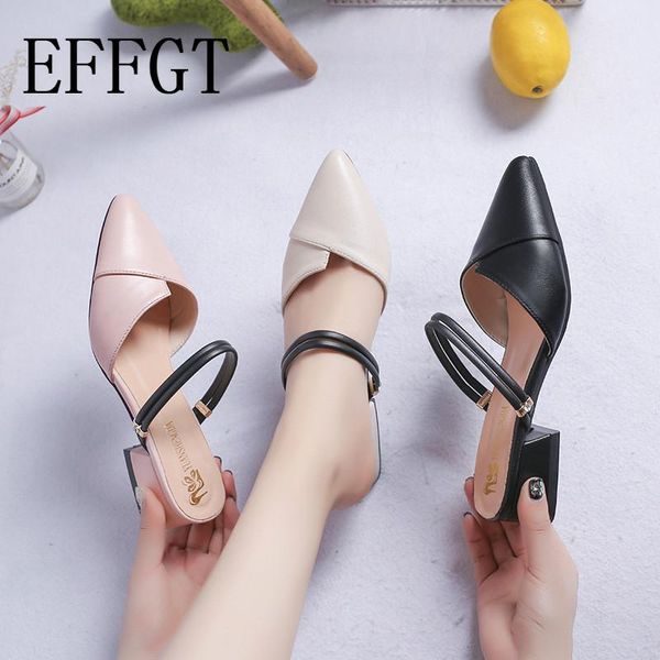 slippers effgt party chic women mules slipper pointed toe summer shallow mouth casual sandals black beige square heel shoes k223
slippers effgt party chic women mules slipper pointed toe summer shallow mouth casual sandals black beige square heel shoes k223