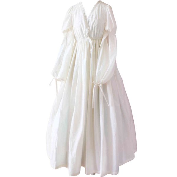 women's sleepwear vintage women cotton medieval nightgown white v-neck queen night lolita princess home g5c7, Black;red
women's sleepwear vintage women cotton medieval nightgown white v-neck queen night lolita princess home g5c7, Black;red