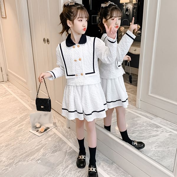 kids clothes girls patchwork girls outfits jacket + skirt girl clothing spring autumn tracksuits for children 6 8 10 12 14, Blue;gray
kids clothes girls patchwork girls outfits jacket + skirt girl clothing spring autumn tracksuits for children 6 8 10 12 14, Blue;gray