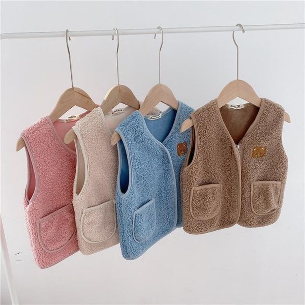 kids winter clothes 2021 baby girls cartoon lamb cashmere vest korean bear plus velvet thicken warm waistcoat for boy child, Camo
kids winter clothes 2021 baby girls cartoon lamb cashmere vest korean bear plus velvet thicken warm waistcoat for boy child, Camo
