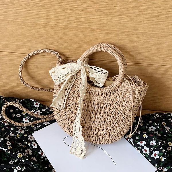 evening bags straw bag women hand-woven handbag moon shape lace bow rattan big capacity drawstring casual beach shoulder crossbody
evening bags straw bag women hand-woven handbag moon shape lace bow rattan big capacity drawstring casual beach shoulder crossbody