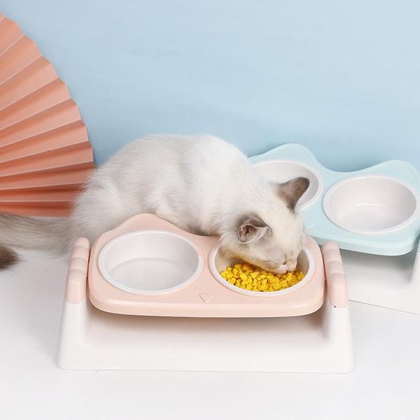 cat bowls & feeders creative animal modeling bowl tilt plastic double cartoon eating and drinking dual pet tableware
cat bowls & feeders creative animal modeling bowl tilt plastic double cartoon eating and drinking dual pet tableware