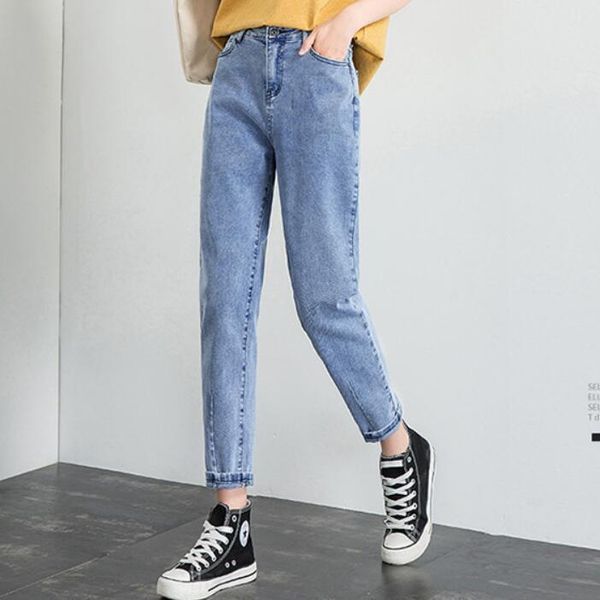 women's jeans brand korean fashion loose boyfriend pants for women denim harem high waist mom vintage trousers blue black 2021
women's jeans brand korean fashion loose boyfriend pants for women denim harem high waist mom vintage trousers blue black 2021