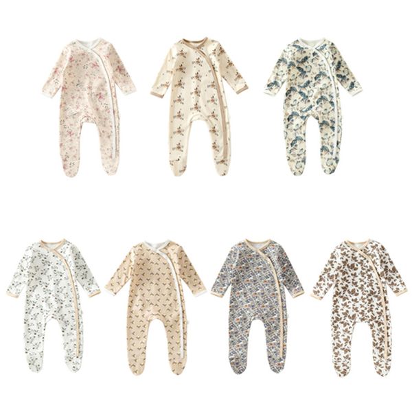 newborn clothing cotton long sleeve jumpsuit floral print romper bodysuit toddler infants footed clothes spring autumn outfit, Blue
newborn clothing cotton long sleeve jumpsuit floral print romper bodysuit toddler infants footed clothes spring autumn outfit, Blue