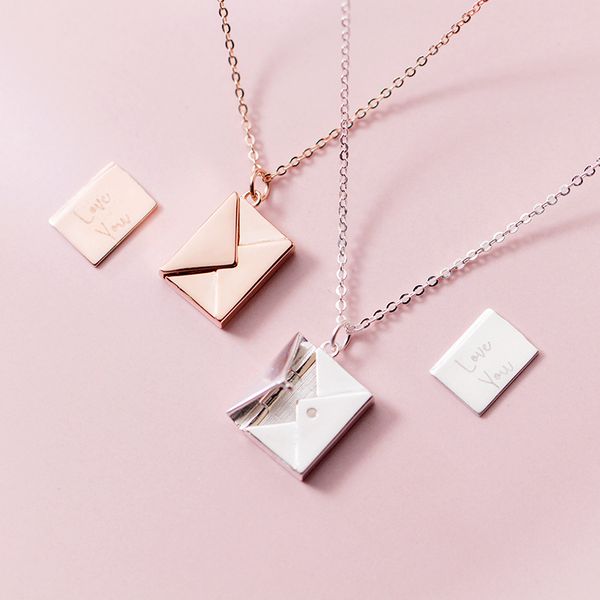 mloveacc genuine 925 sterling silver pendant necklace women envelope lover letter pendant gifts for girlfriend
mloveacc genuine 925 sterling silver pendant necklace women envelope lover letter pendant gifts for girlfriend