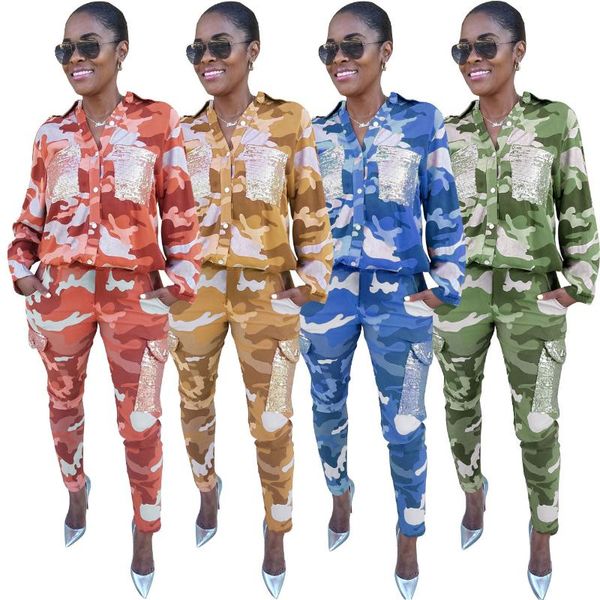 women's two piece pants 25m1146 autumn winter women casual fashion camouflage print shirt set and tracksuit sweatsuit outfits, White
women's two piece pants 25m1146 autumn winter women casual fashion camouflage print shirt set and tracksuit sweatsuit outfits, White